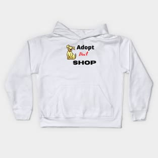 Adopt Don't Shop Kids Hoodie